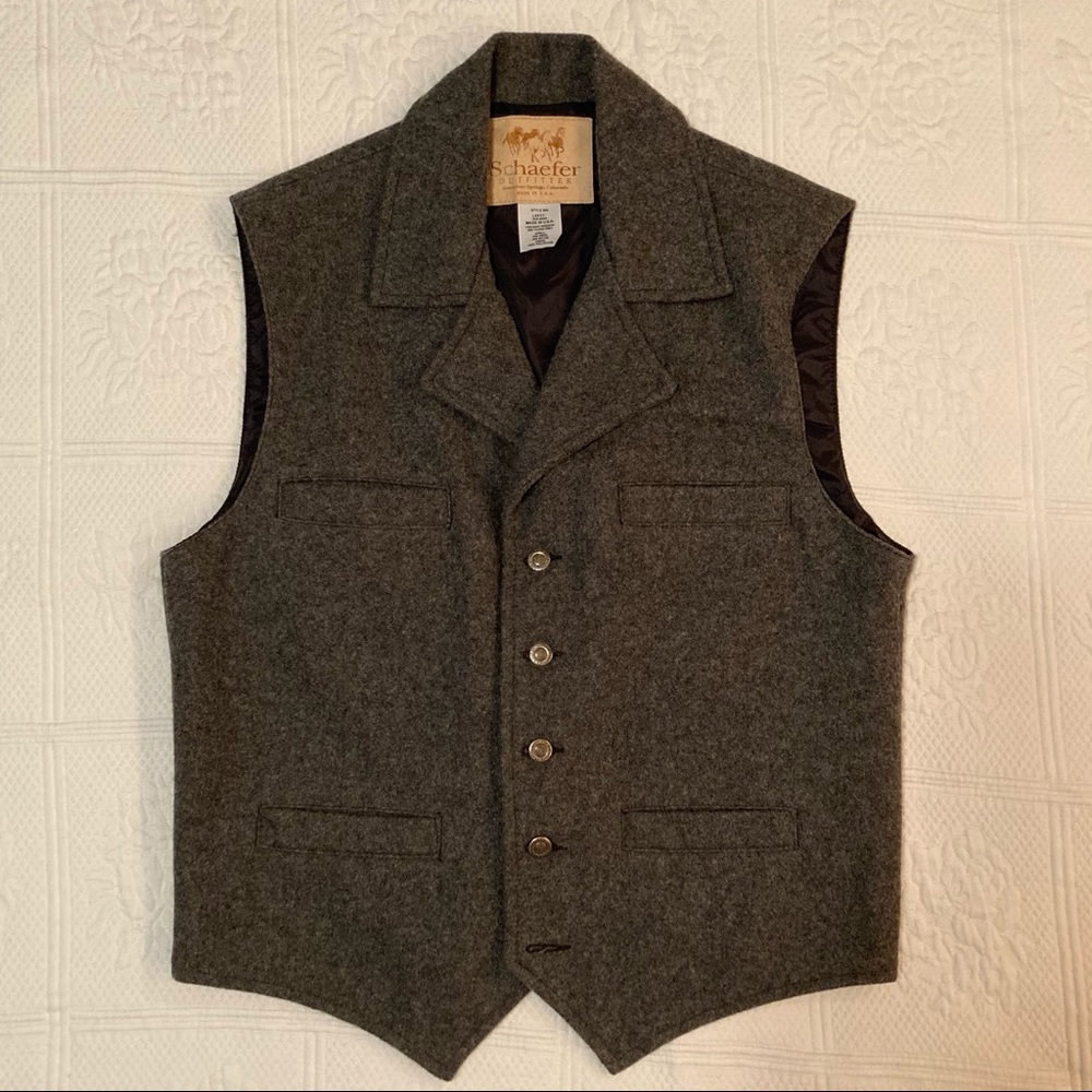Schaefer Outfitters Wool Vest-size large